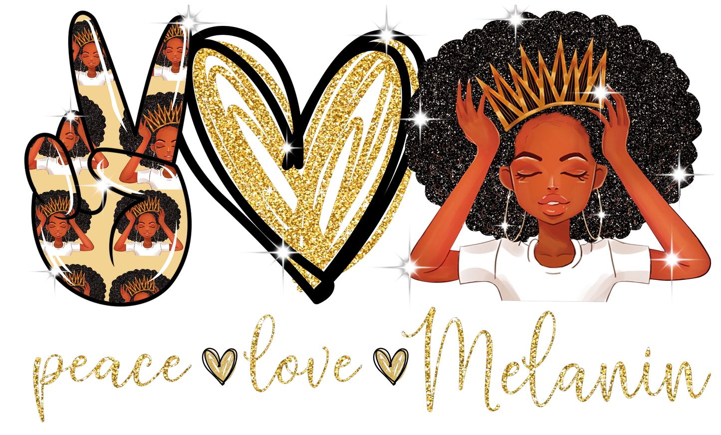 Peace Love Melanin