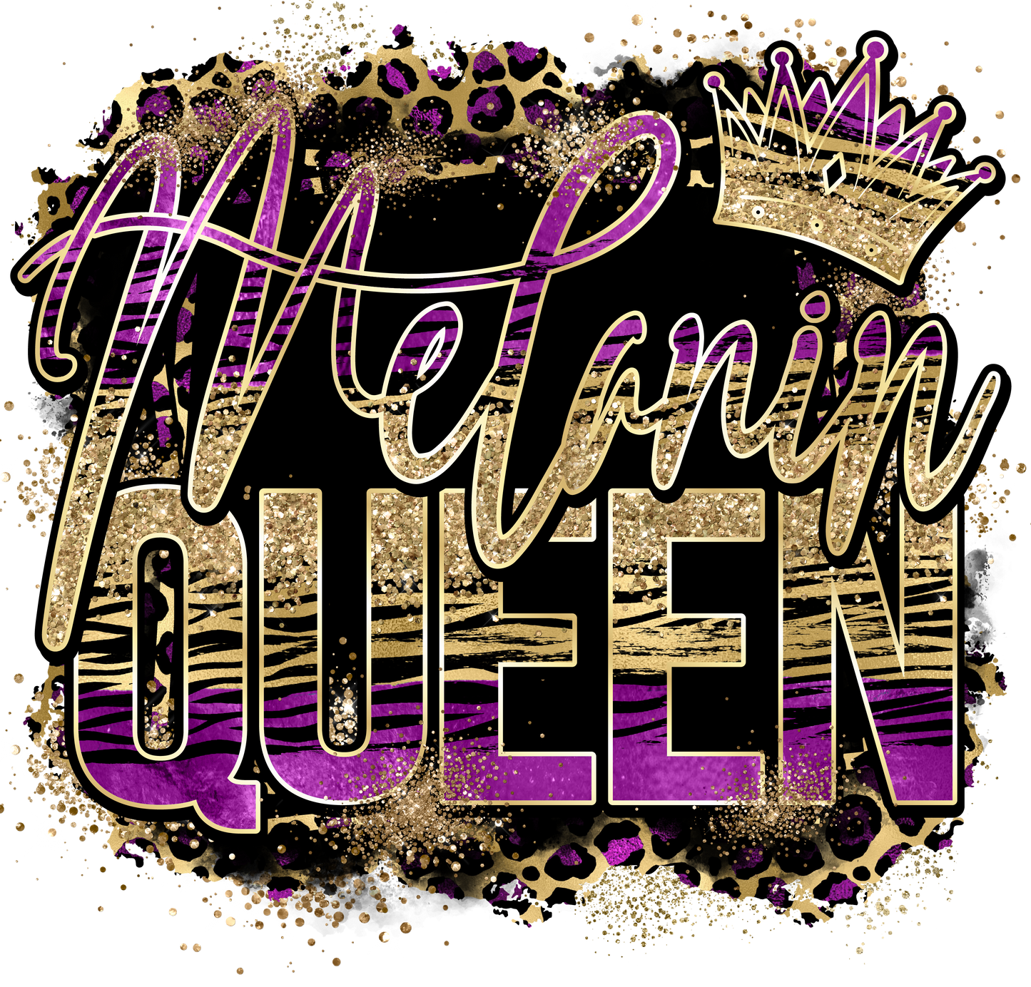Melanin Queen Crown