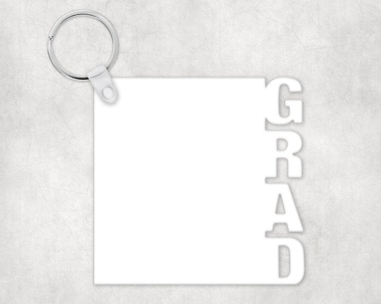 Grad MDF Keychain